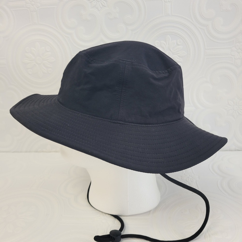 Buc-ees Black Bucket Hat Brim Hat Golf Tilley Sun Fishing Cap Strap‎ - Picture 3 of 12